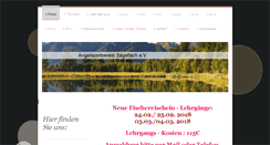 Desktop Screenshot of angelsportverein-saegefisch.com