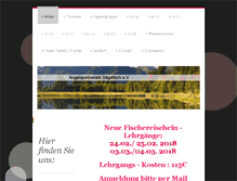 Tablet Screenshot of angelsportverein-saegefisch.com